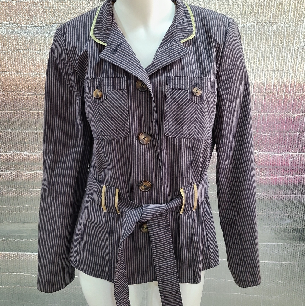 Apostrophe Lightweight Structured Button Front Bl… - image 2